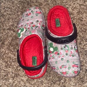 Disney crocs (Christmas edition)
